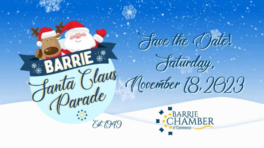 Graphic created for Barrie Santa Claus Parade